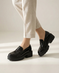 The Blair Platform Loafer - Black