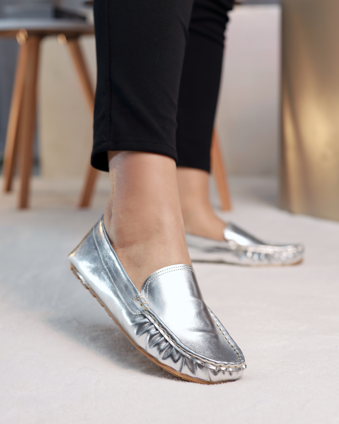Starlight Silver Moccasins Main image