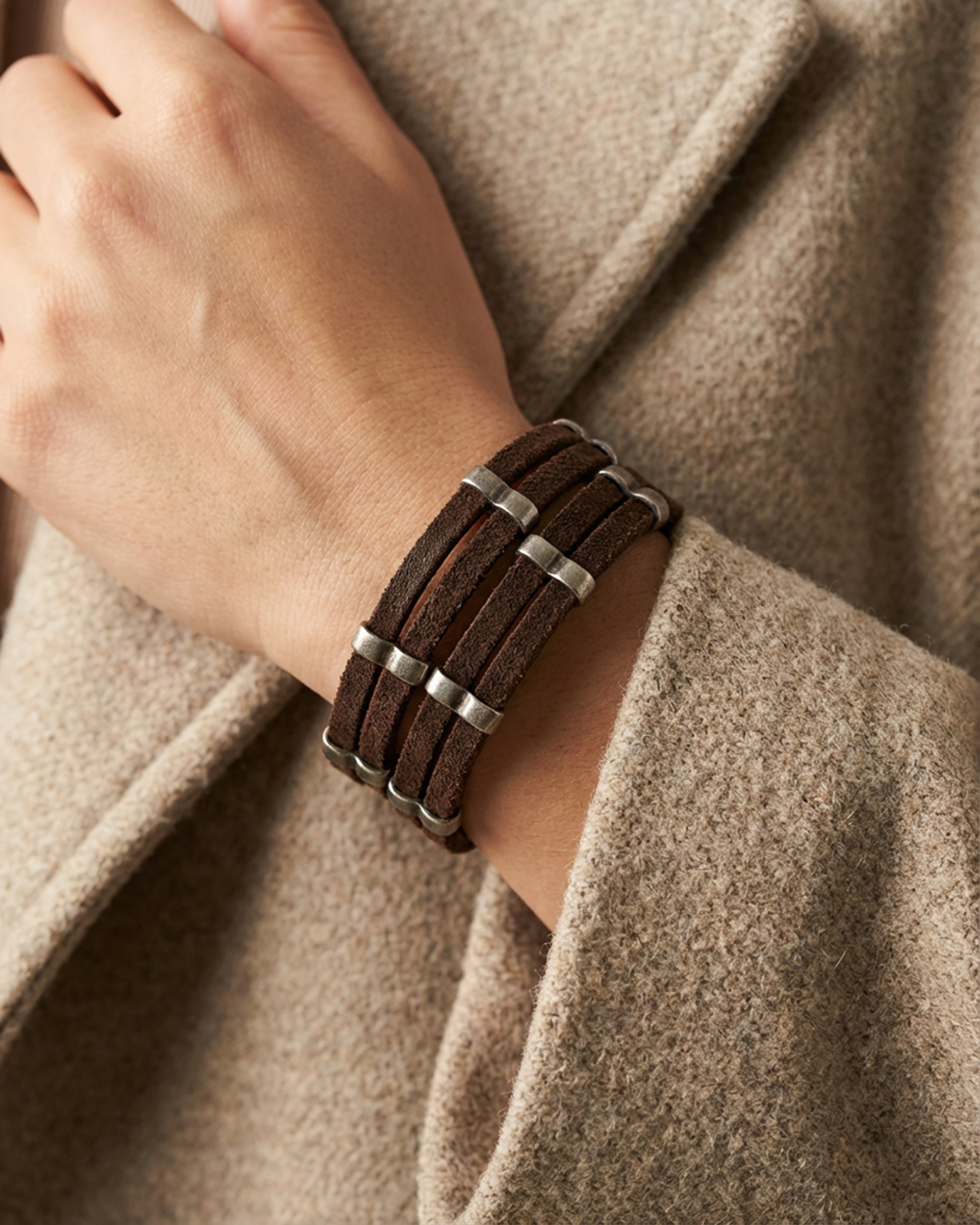The Rowan Leather Bracelet Main image
