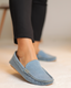 Denim Bliss Moccasins