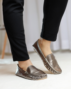 Bronze Eclipse Moccasins