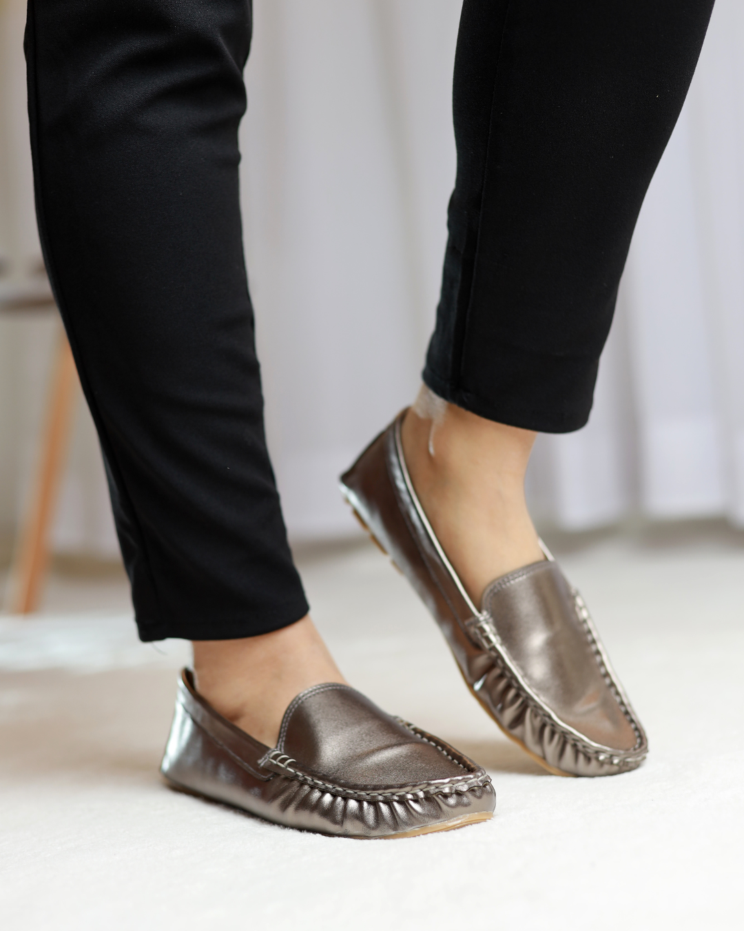 Bronze Eclipse Moccasins