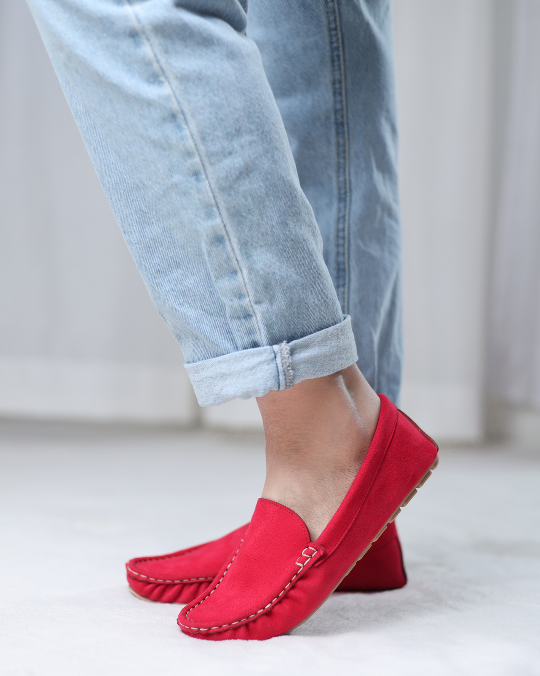 Crimson  Moccasins