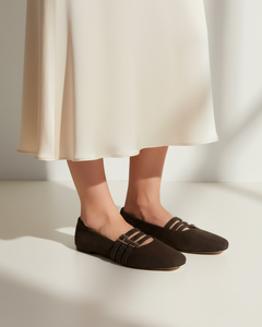 The Ligne Flat - Dark Brown