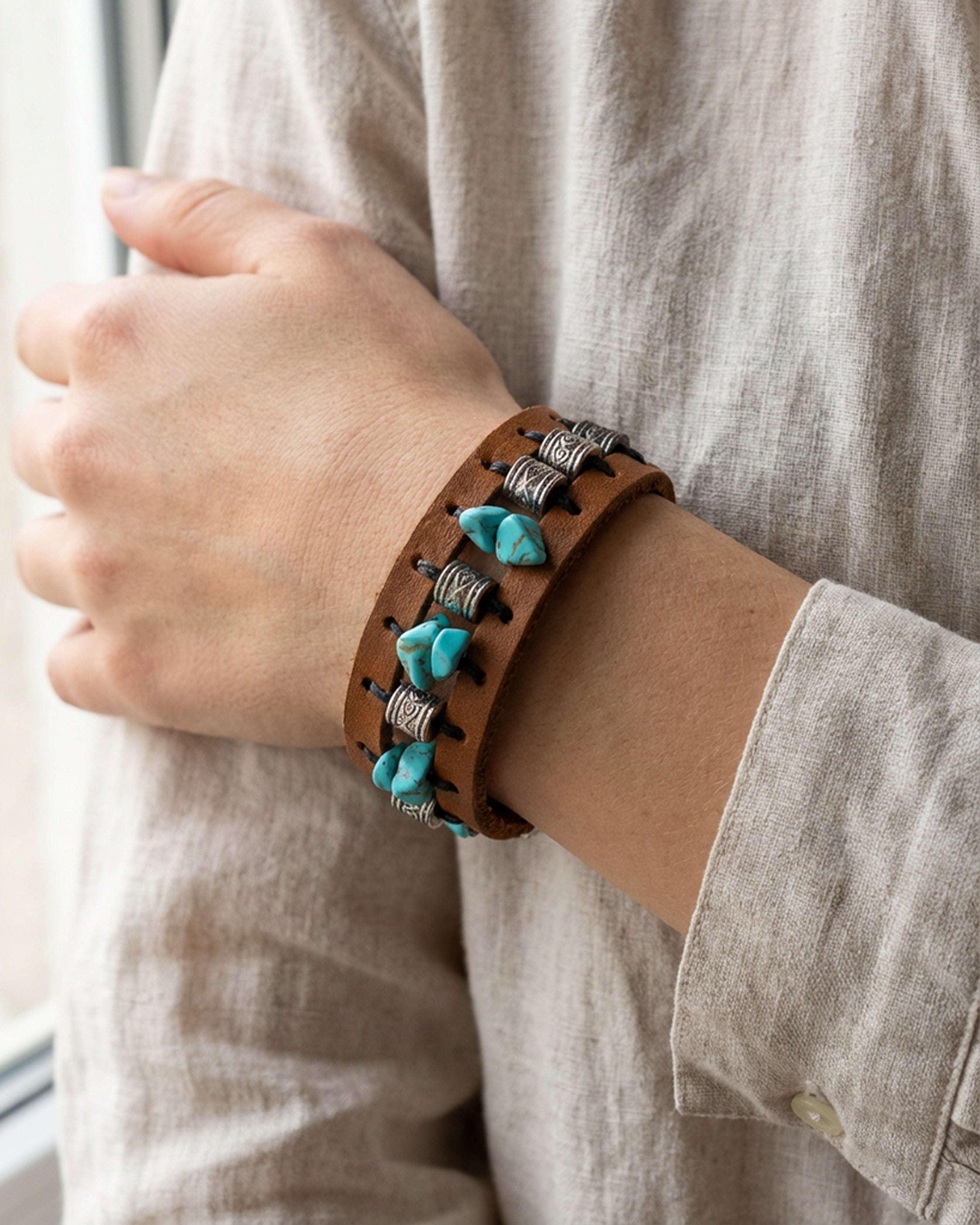 The Gaia Turquoise Bracelet Secondary image