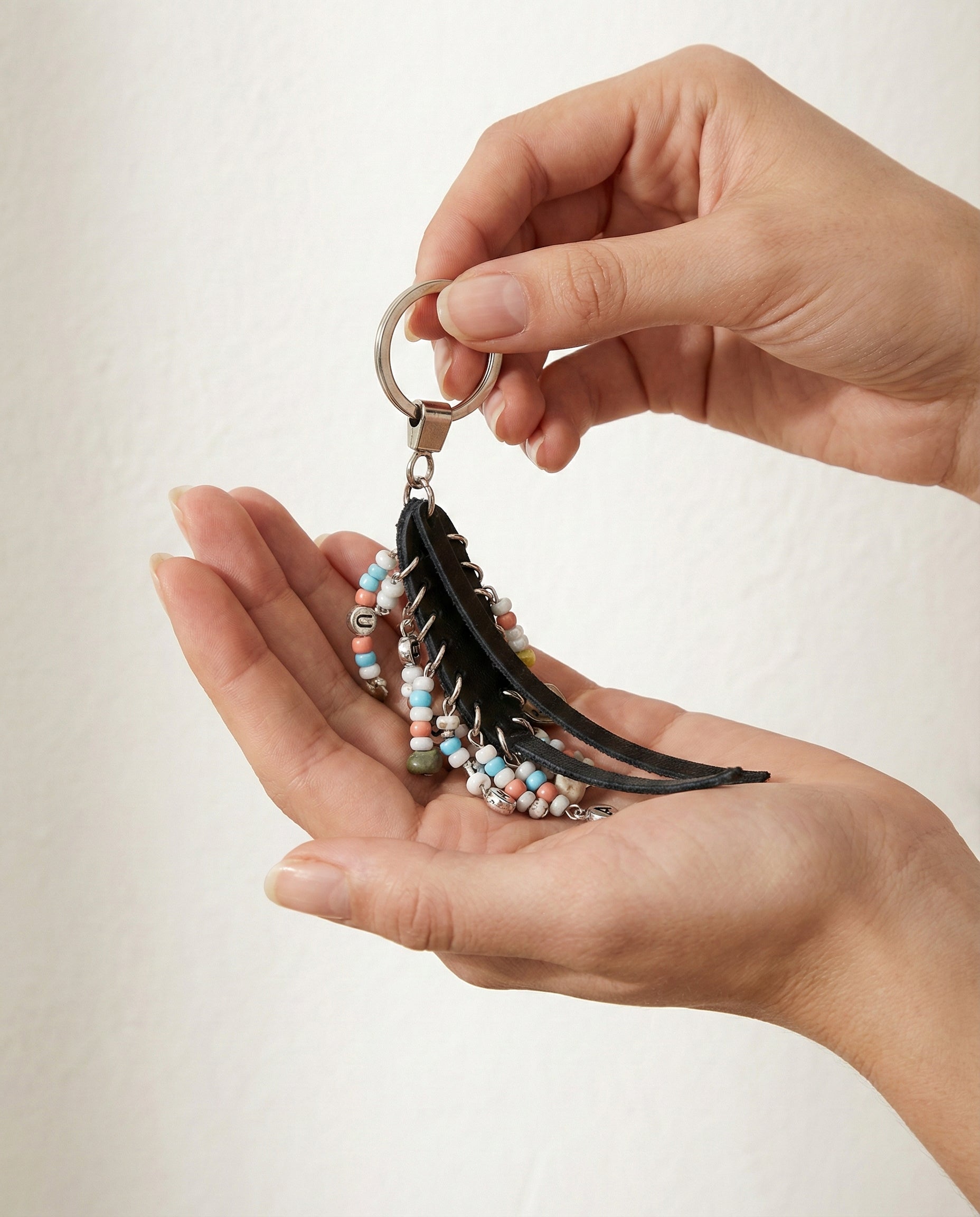 The Bliss Beaded Keychain Secondary image