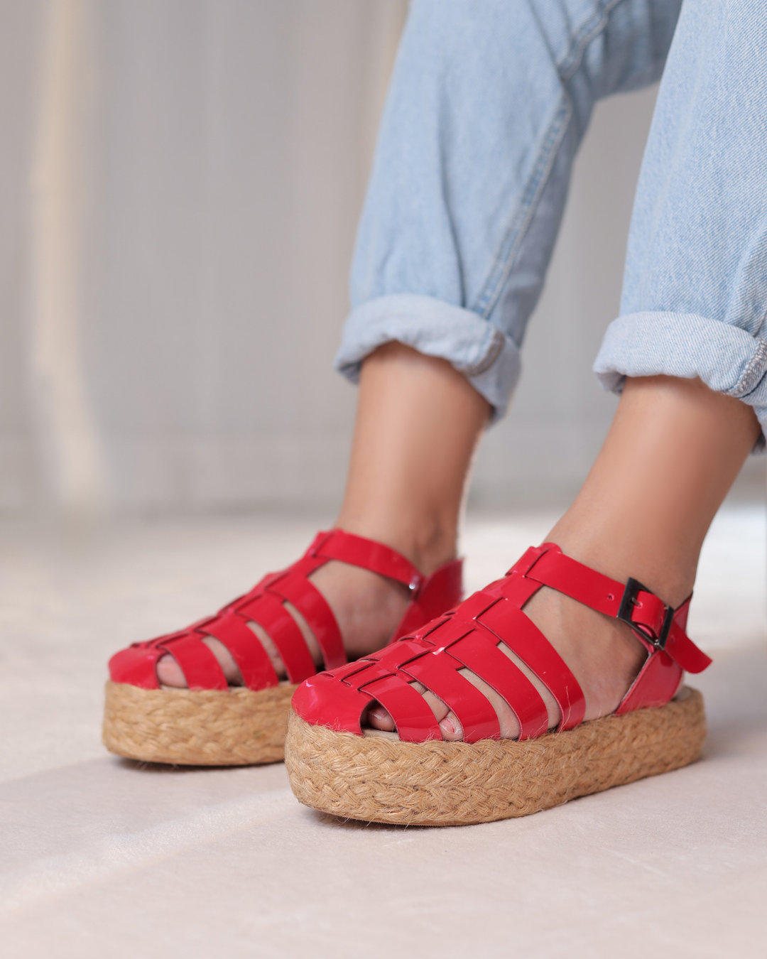 Isla Sandal – Red Main image