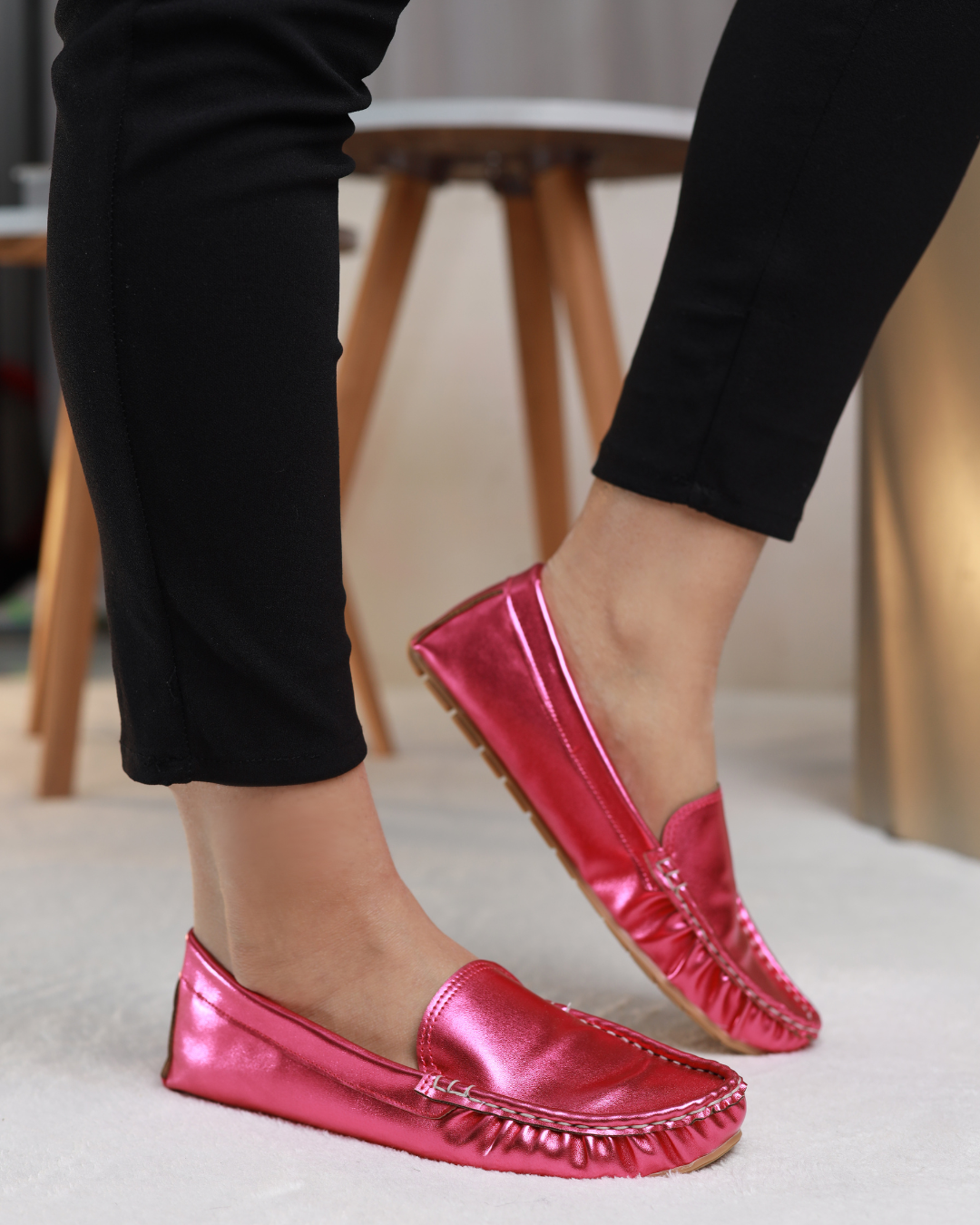 Fuchsia Flare Moccasins Main image