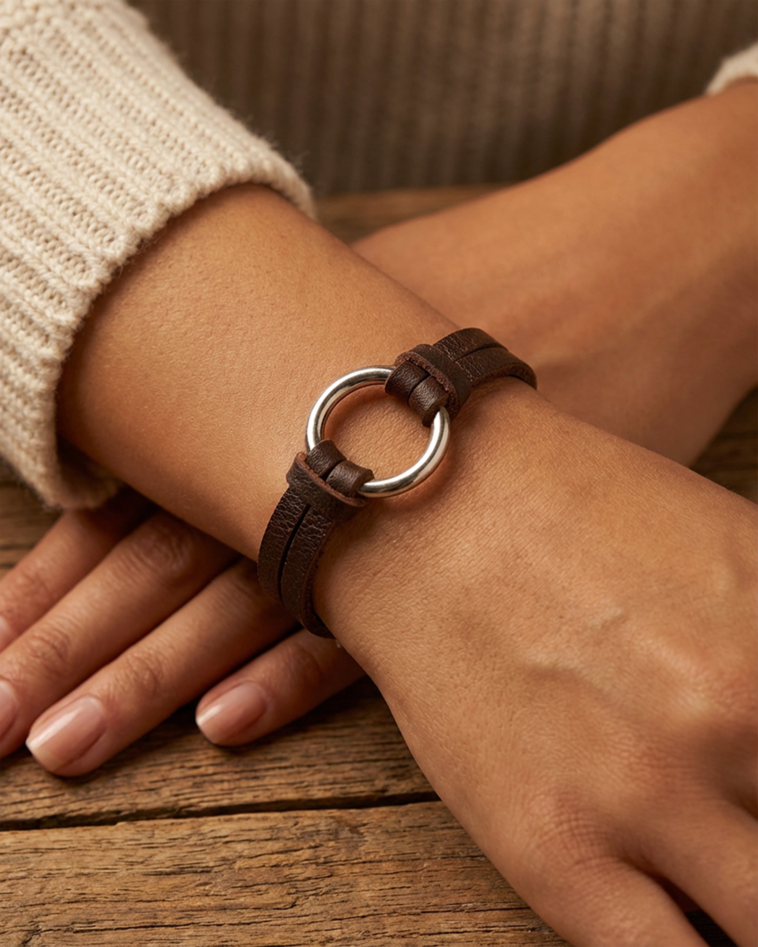 The Knox Leather Bracelet Main image