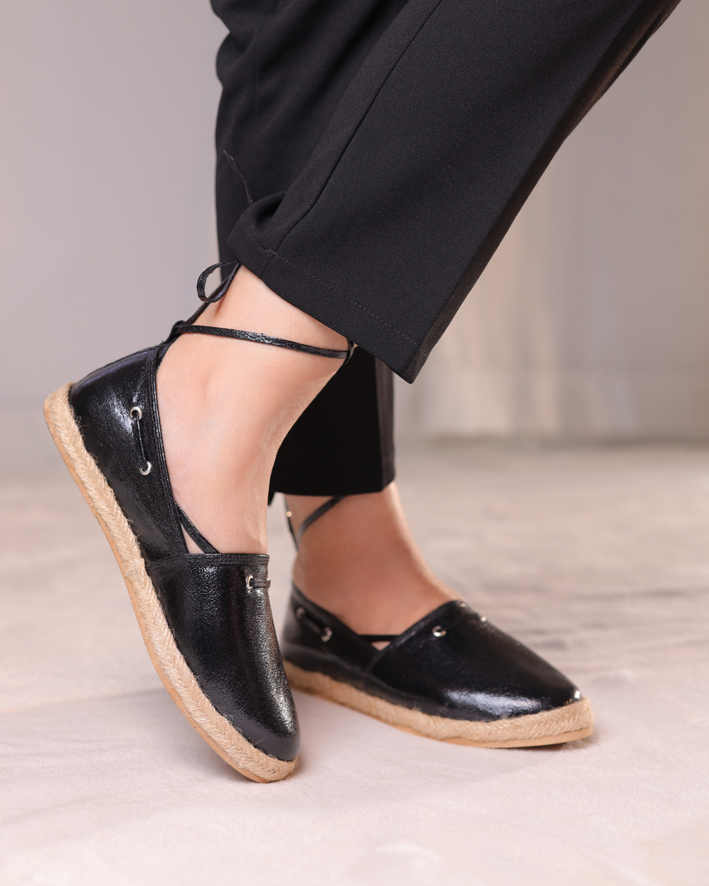 Ayla Espadrille – Black