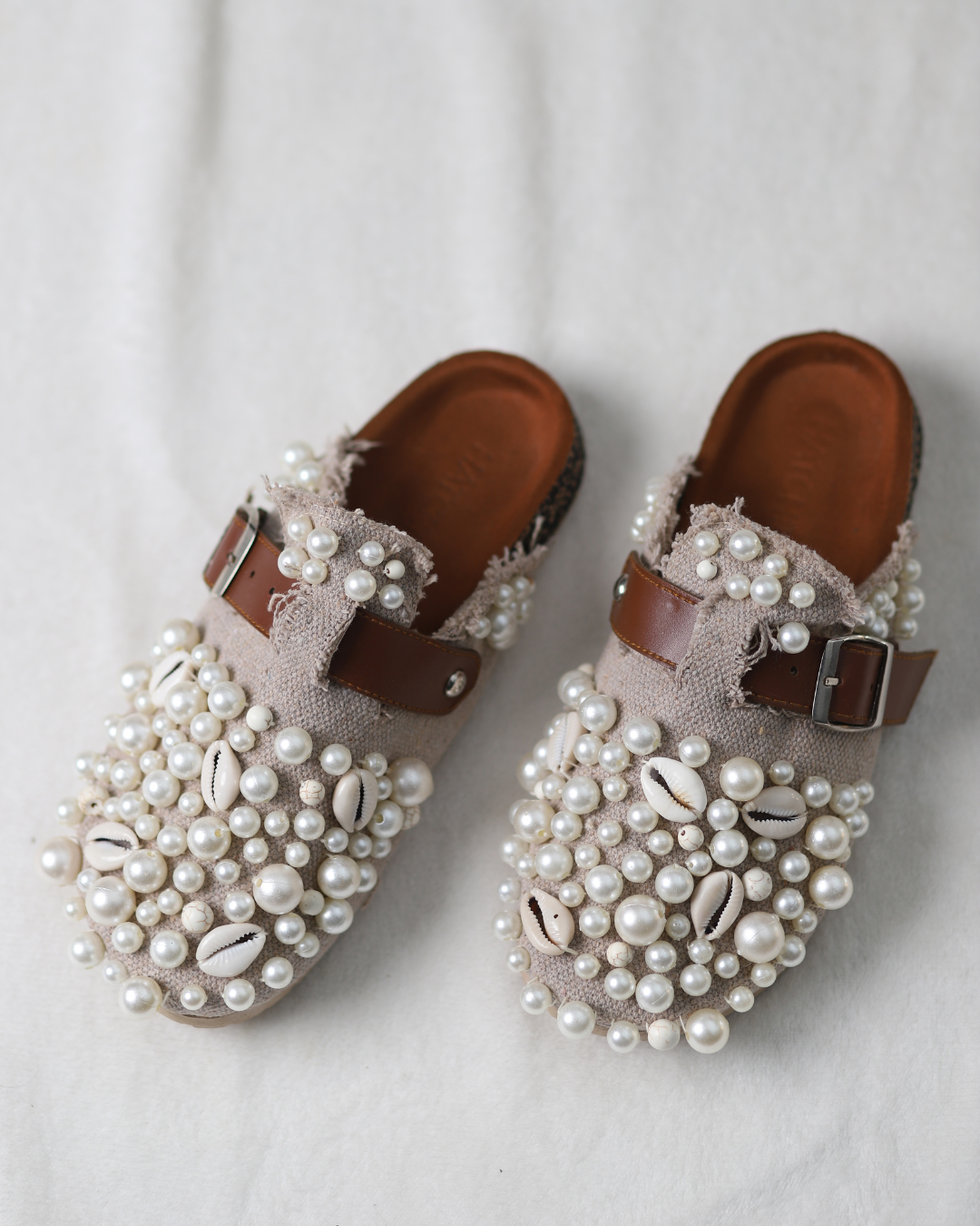 Sand Pearl Clogs Main image