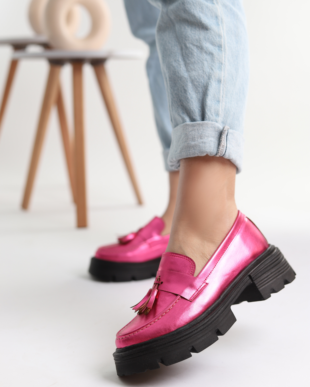 Rosette Loafers
