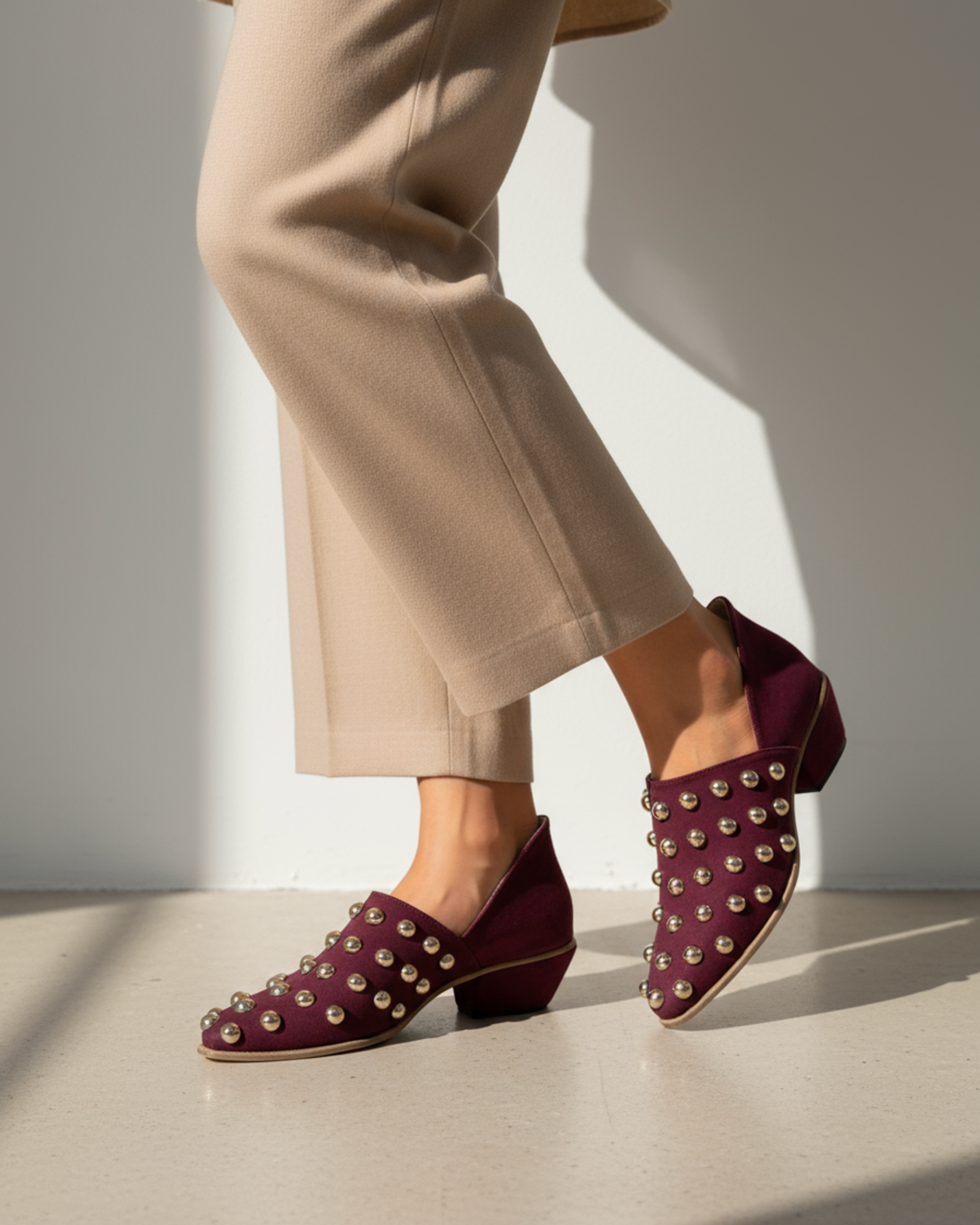 The Nova Mule - Burgundy Main image