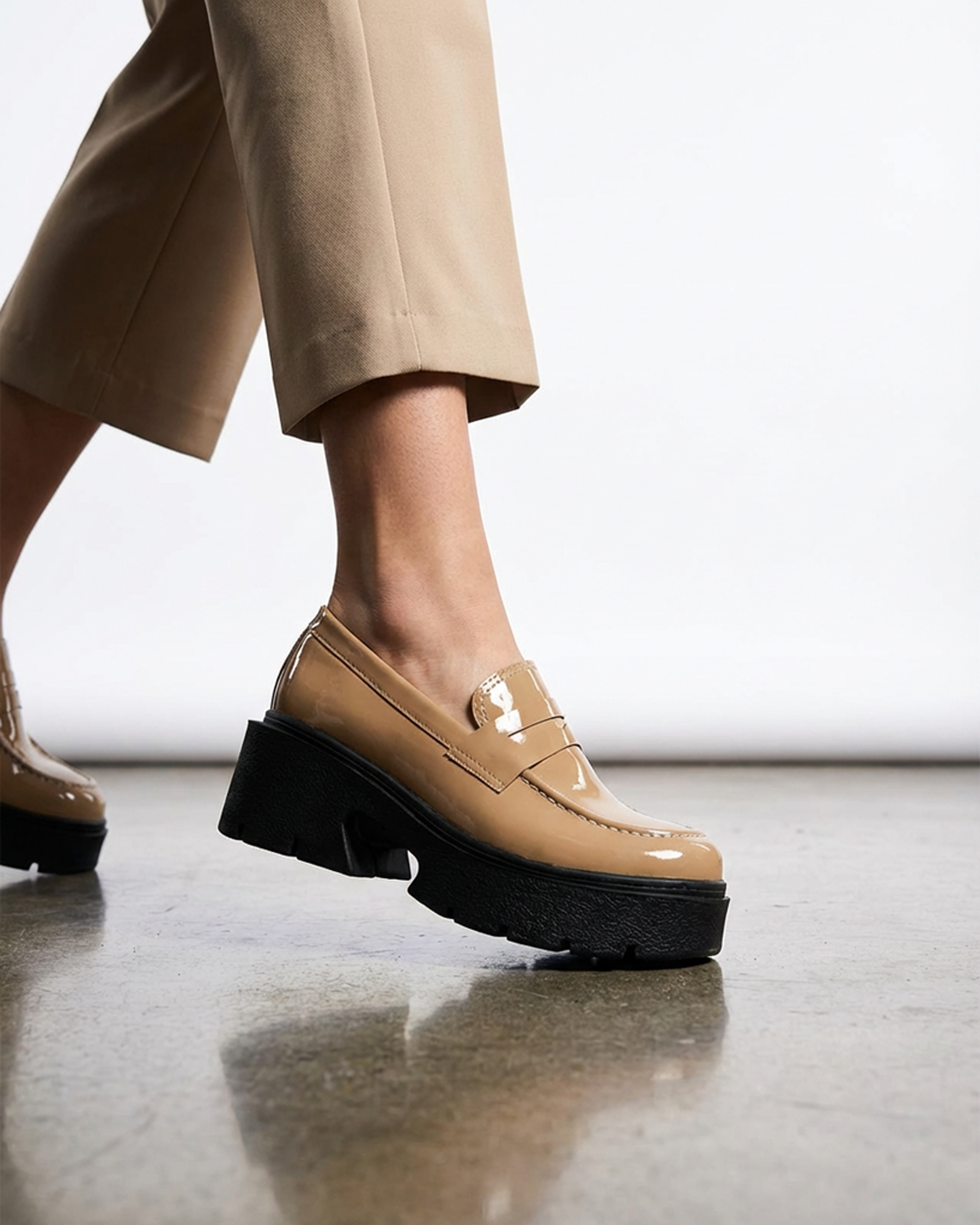 The Blair Platform Loafer - Toffee