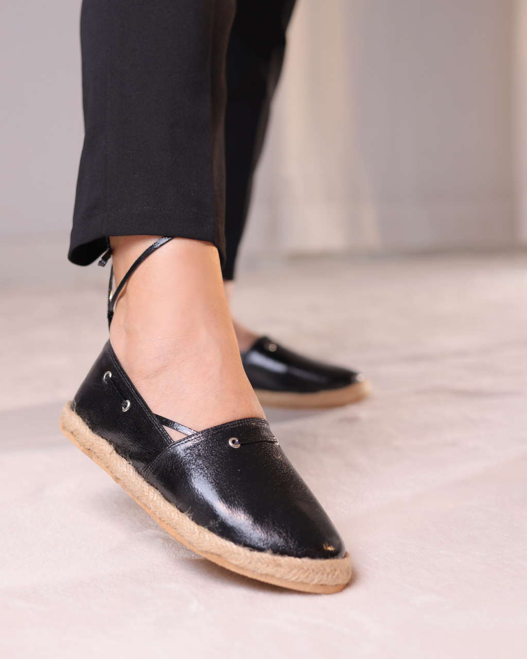 Ayla Espadrille – Black