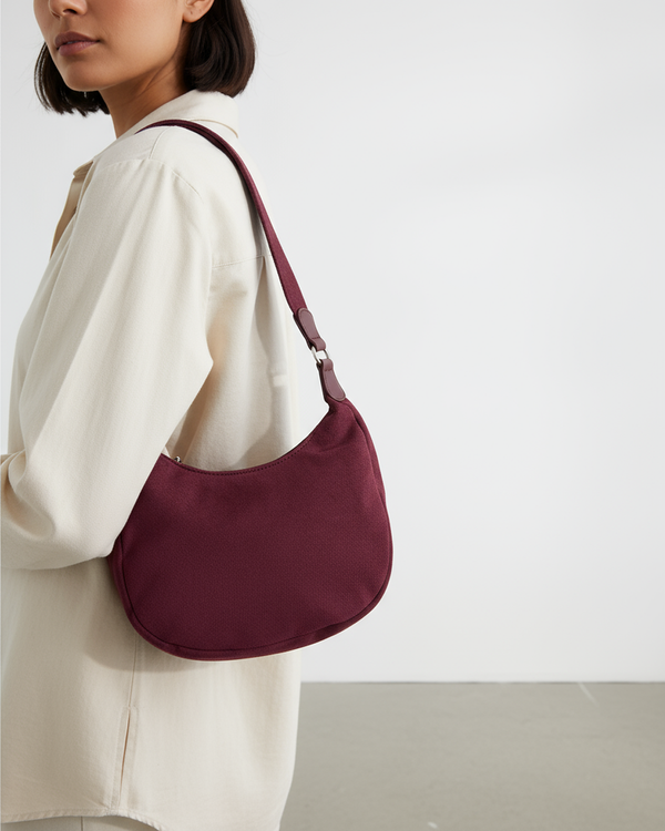 حقيبة مارلو - عنابي