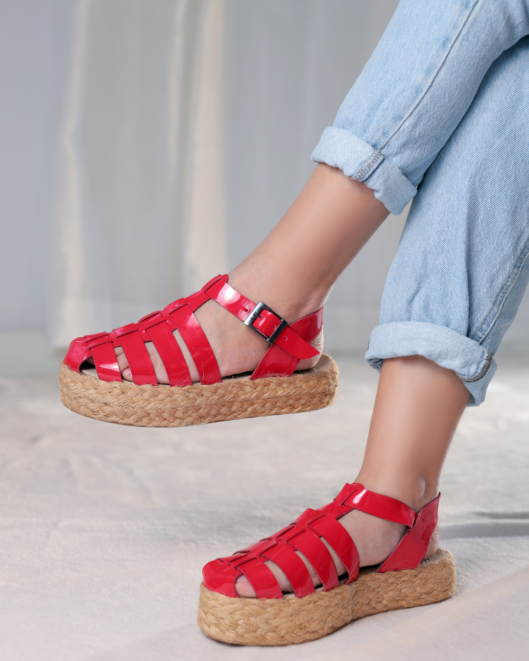 Isla Sandal – Red Secondary image