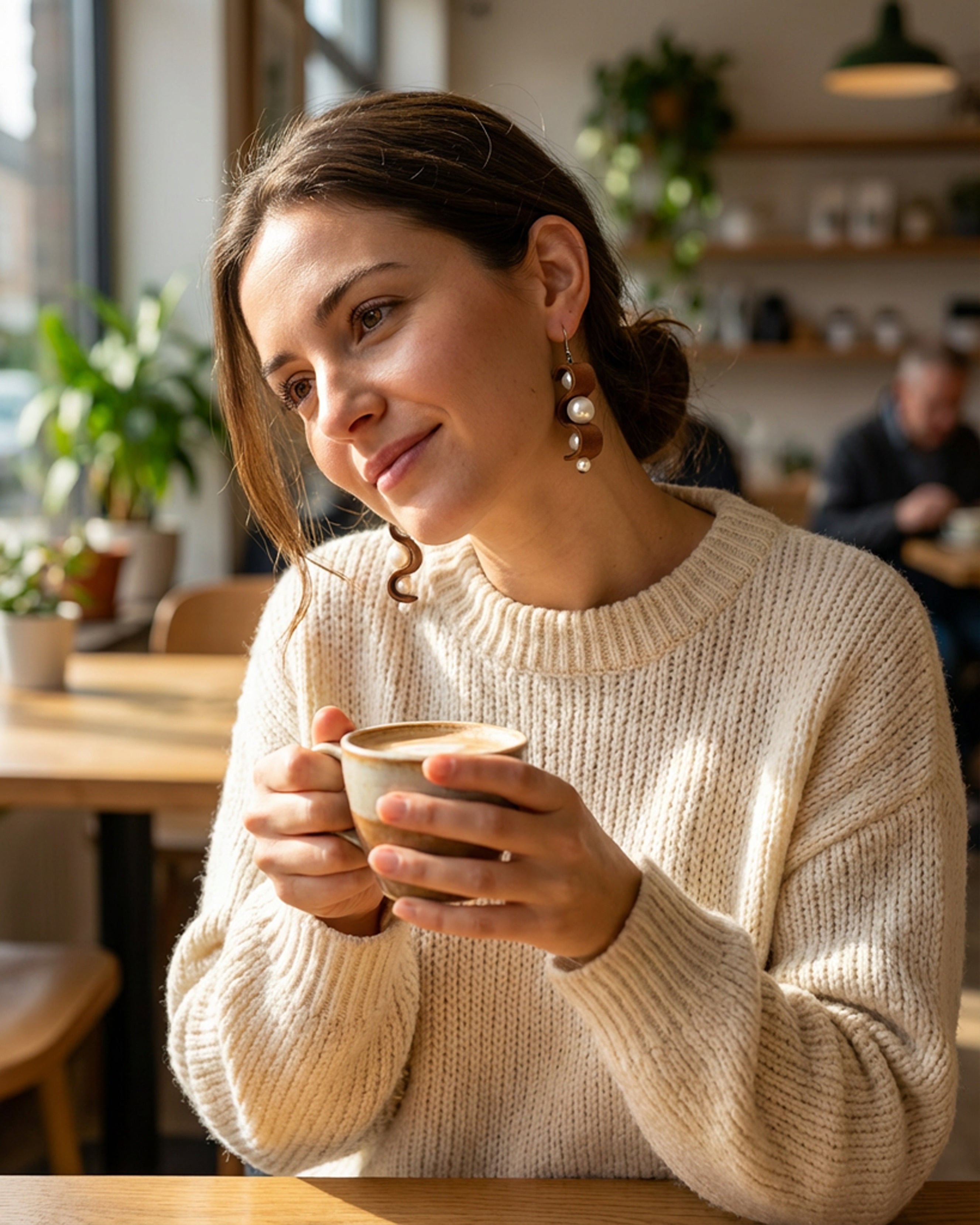 The Maia Pearl Drop Earrings