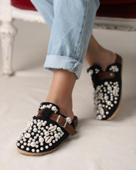 Midnight Pearl Clogs