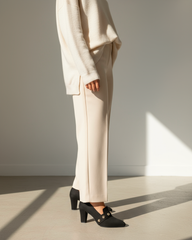 The Elara Studded Block Heel - Black