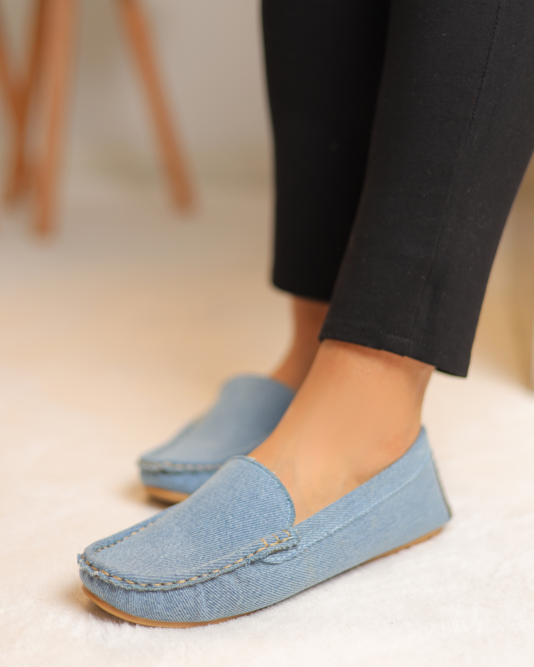 Denim Bliss Moccasins Secondary image