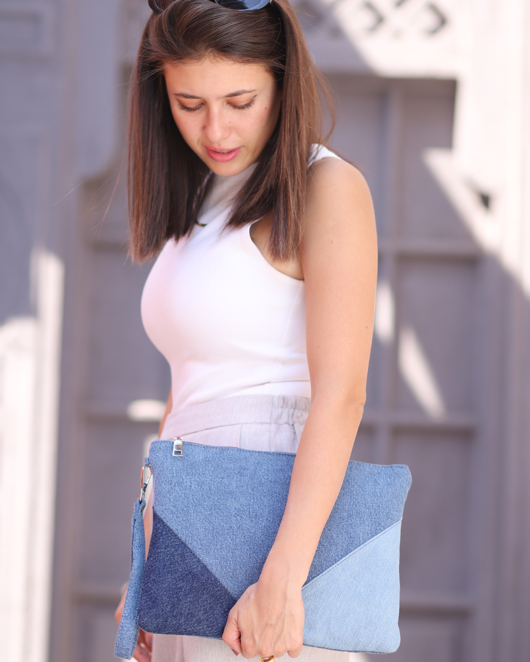 Indigo Fusion Clutch