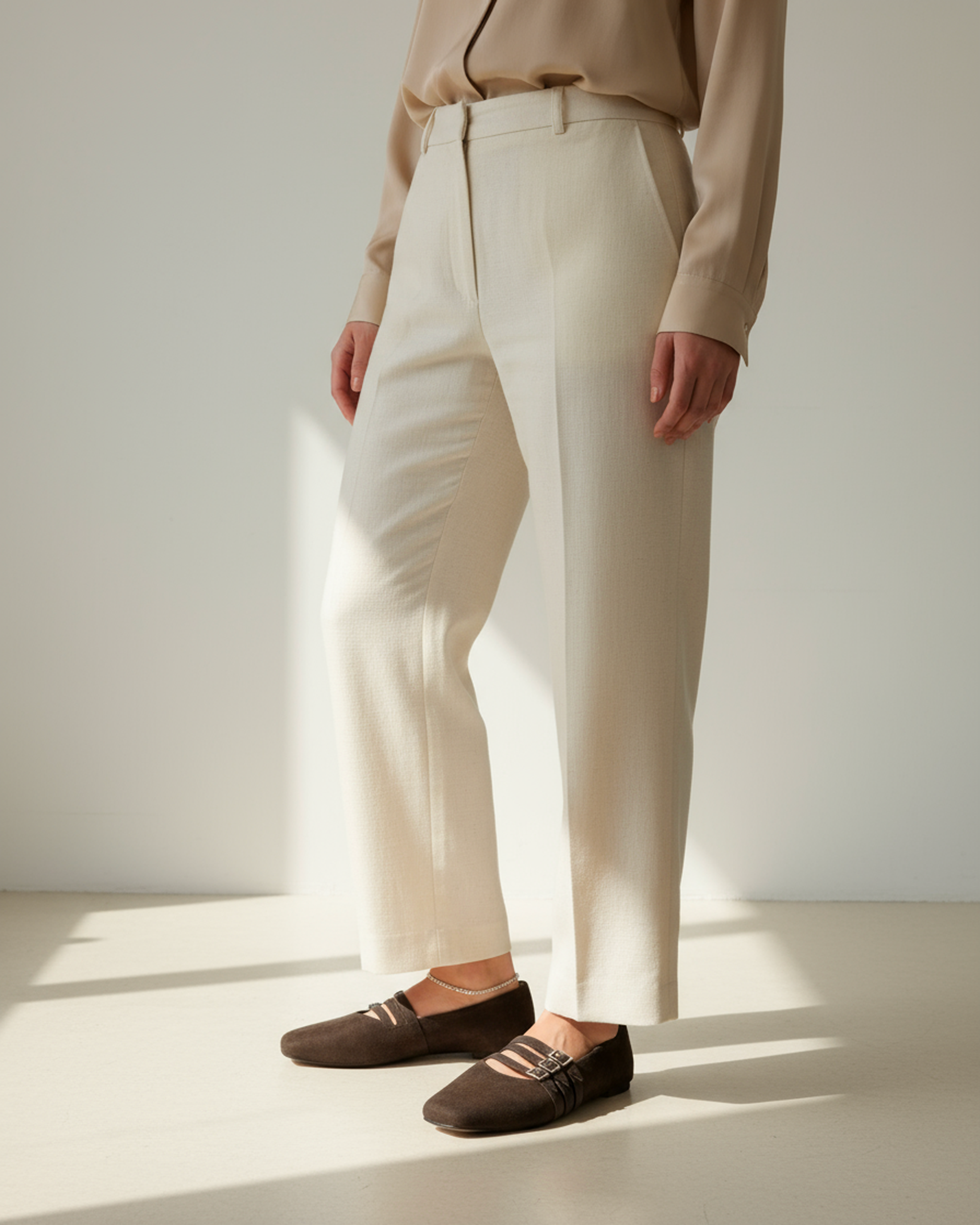 The Ligne Flat - Dark Brown