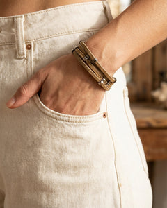 The Lyra Leather Bracelet