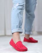 Crimson  Moccasins