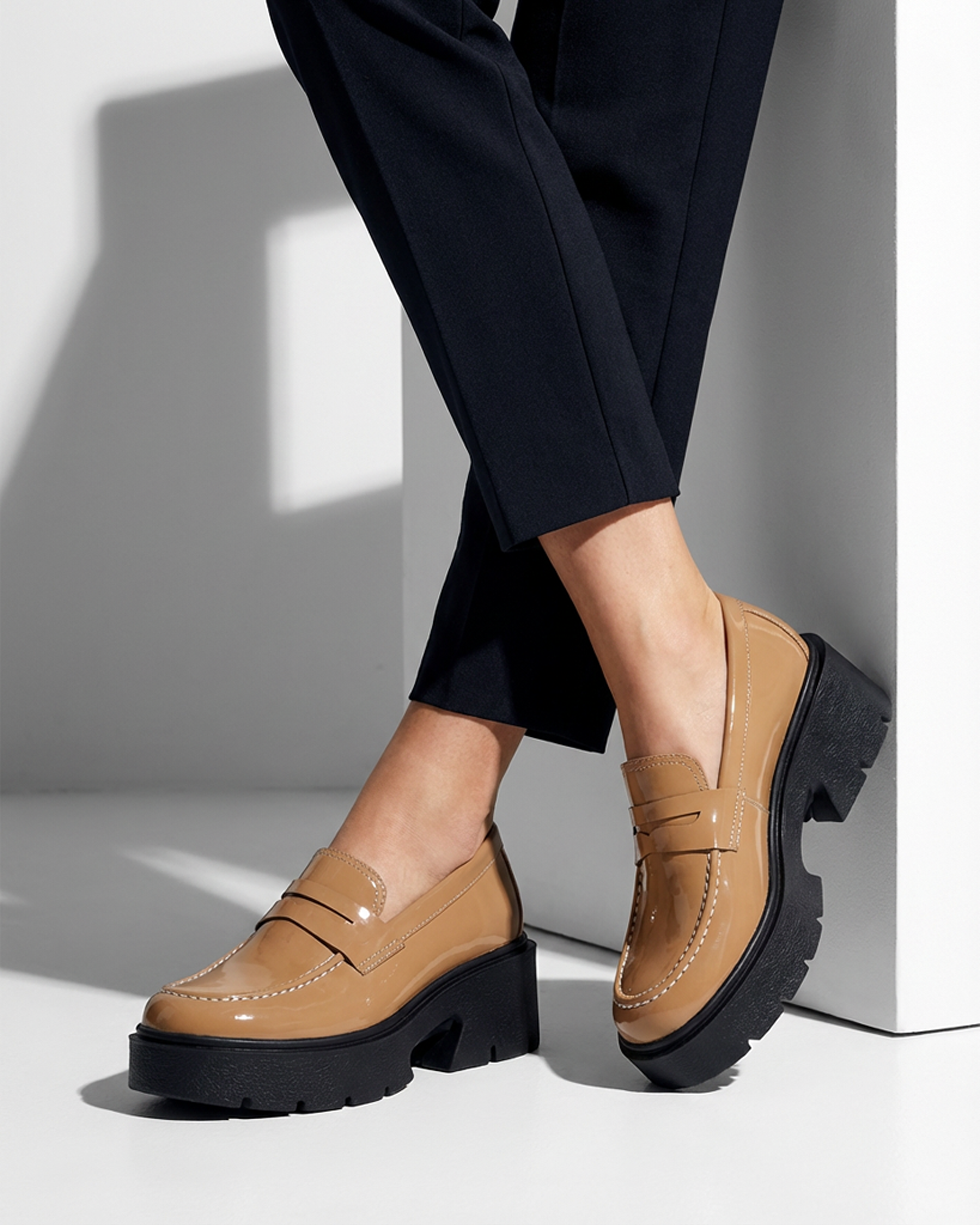 The Blair Platform Loafer - Toffee