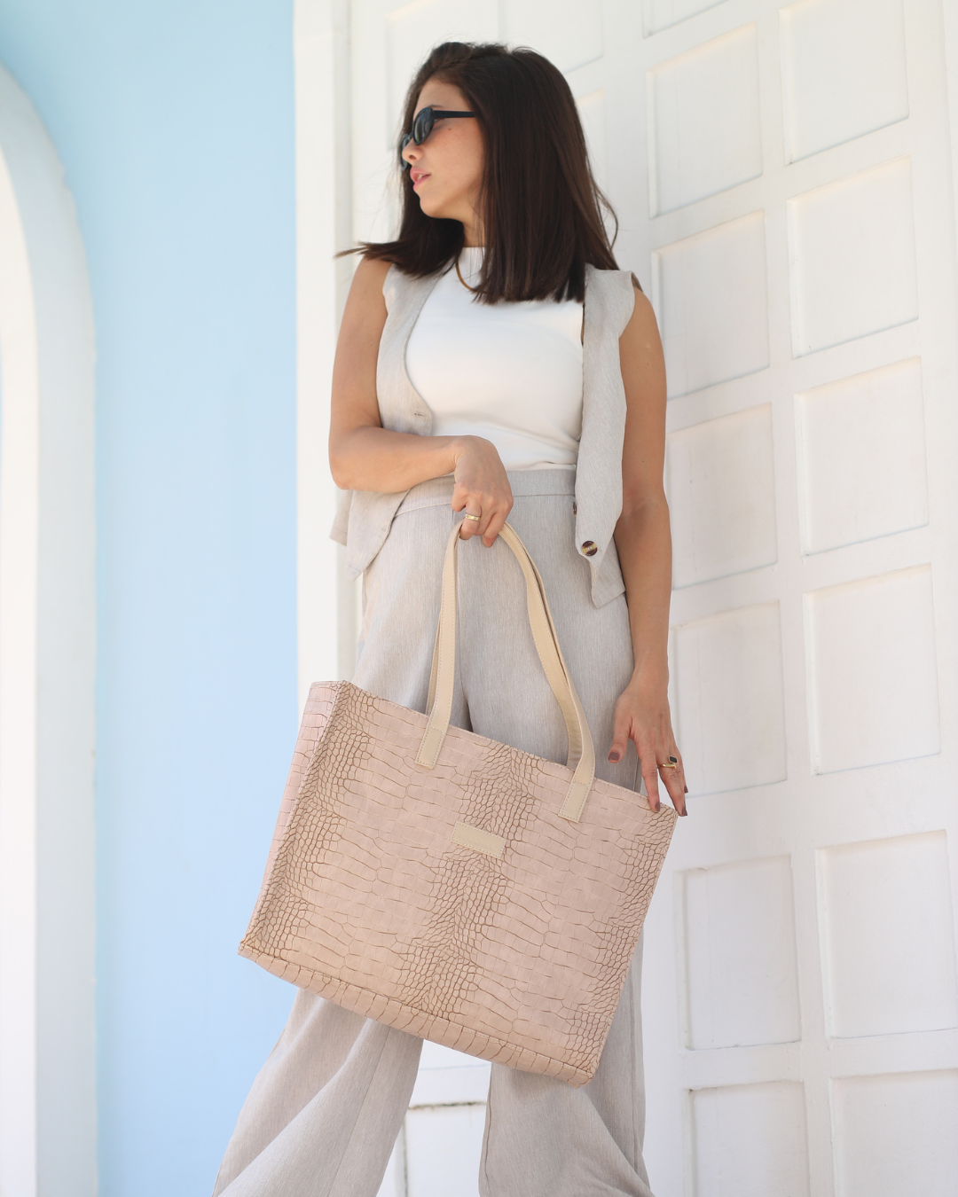 Desert Dune Croc Tote