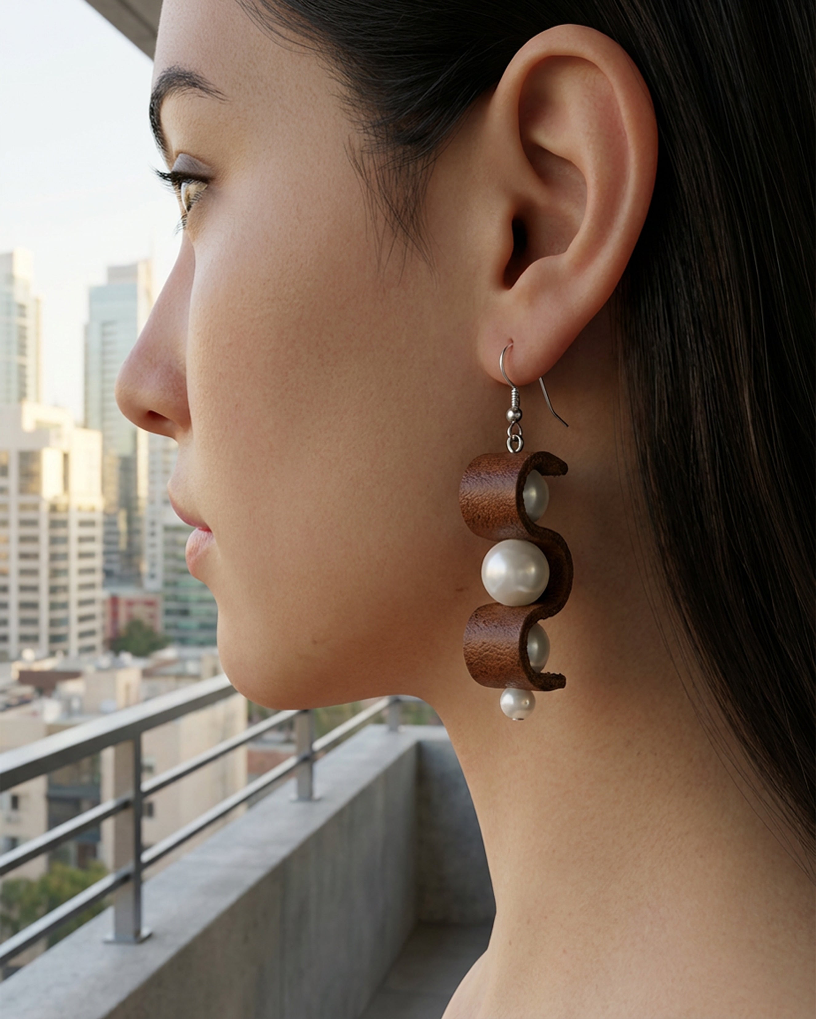 The Maia Pearl Drop Earrings