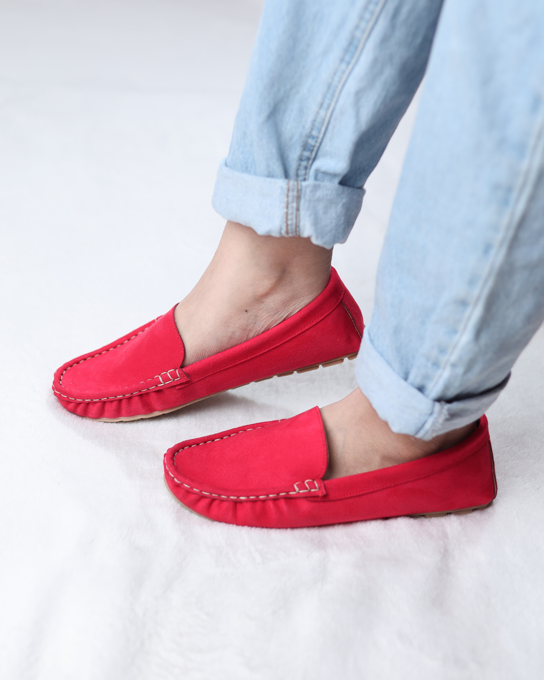 Crimson  Moccasins