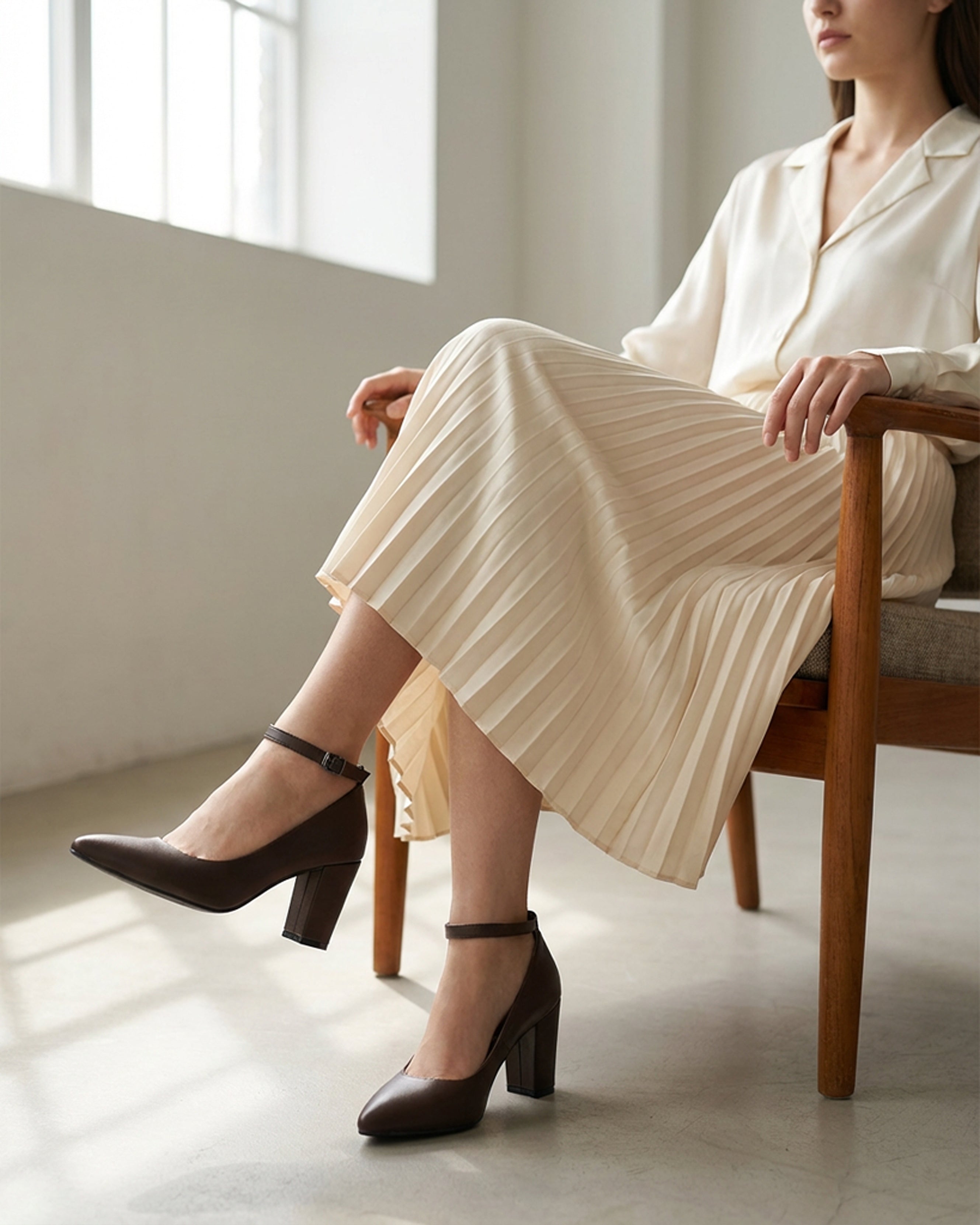 The Petra Strap Heel