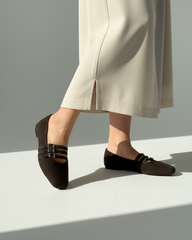 The Ligne Flat - Dark Brown
