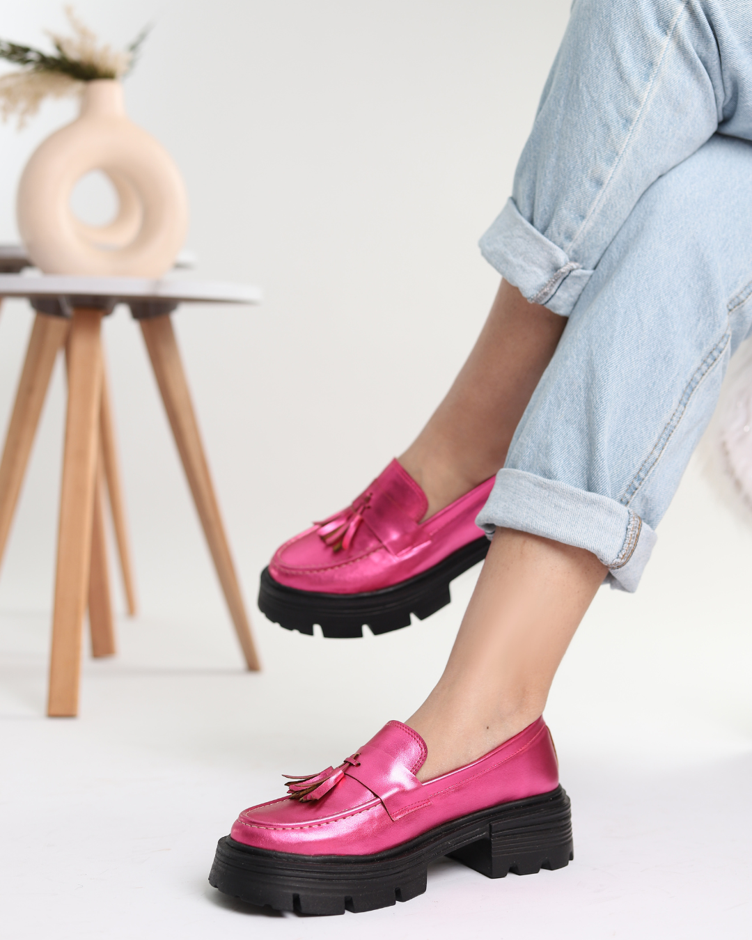 Rosette Loafers