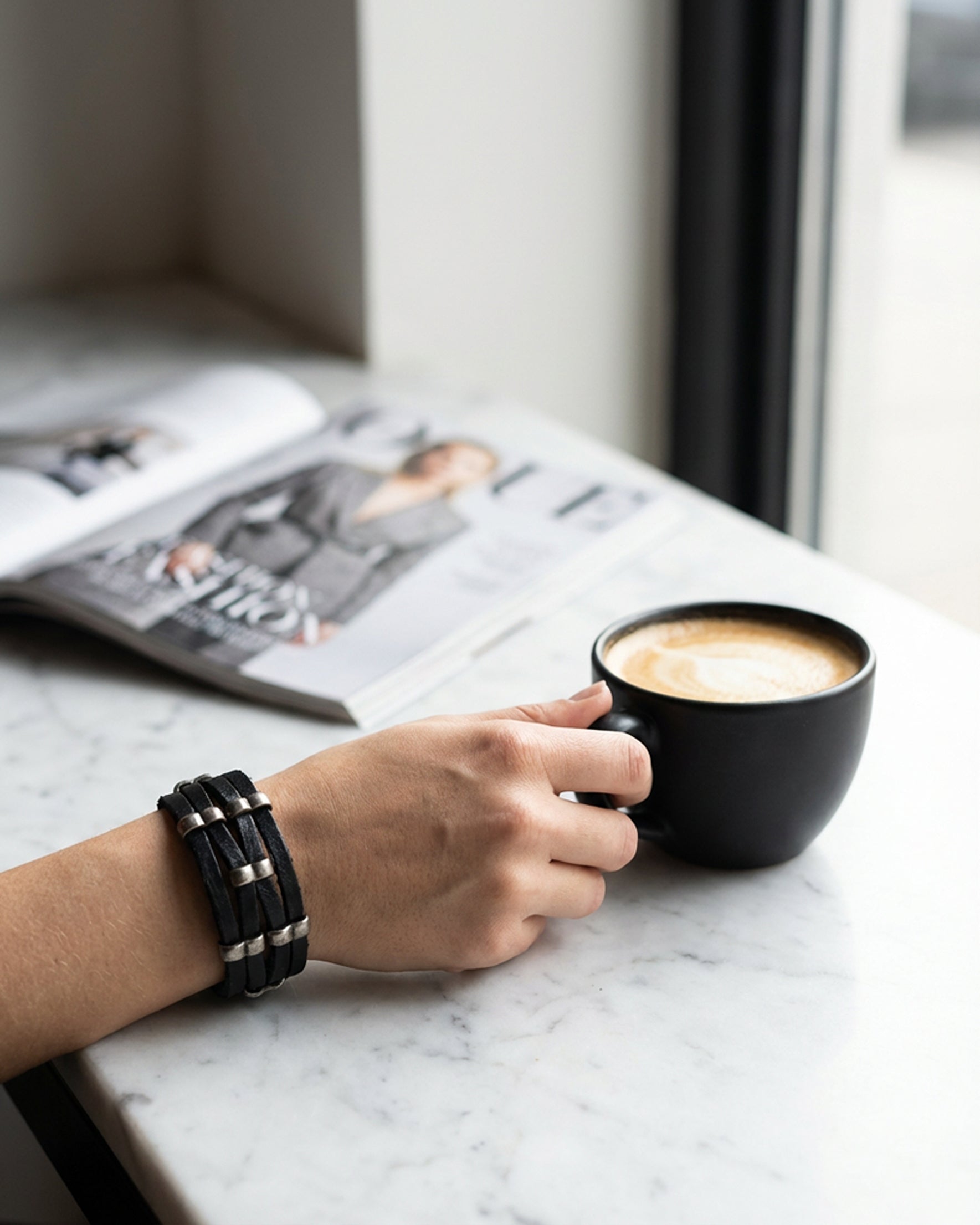 The Kaia Leather Bracelet Secondary image