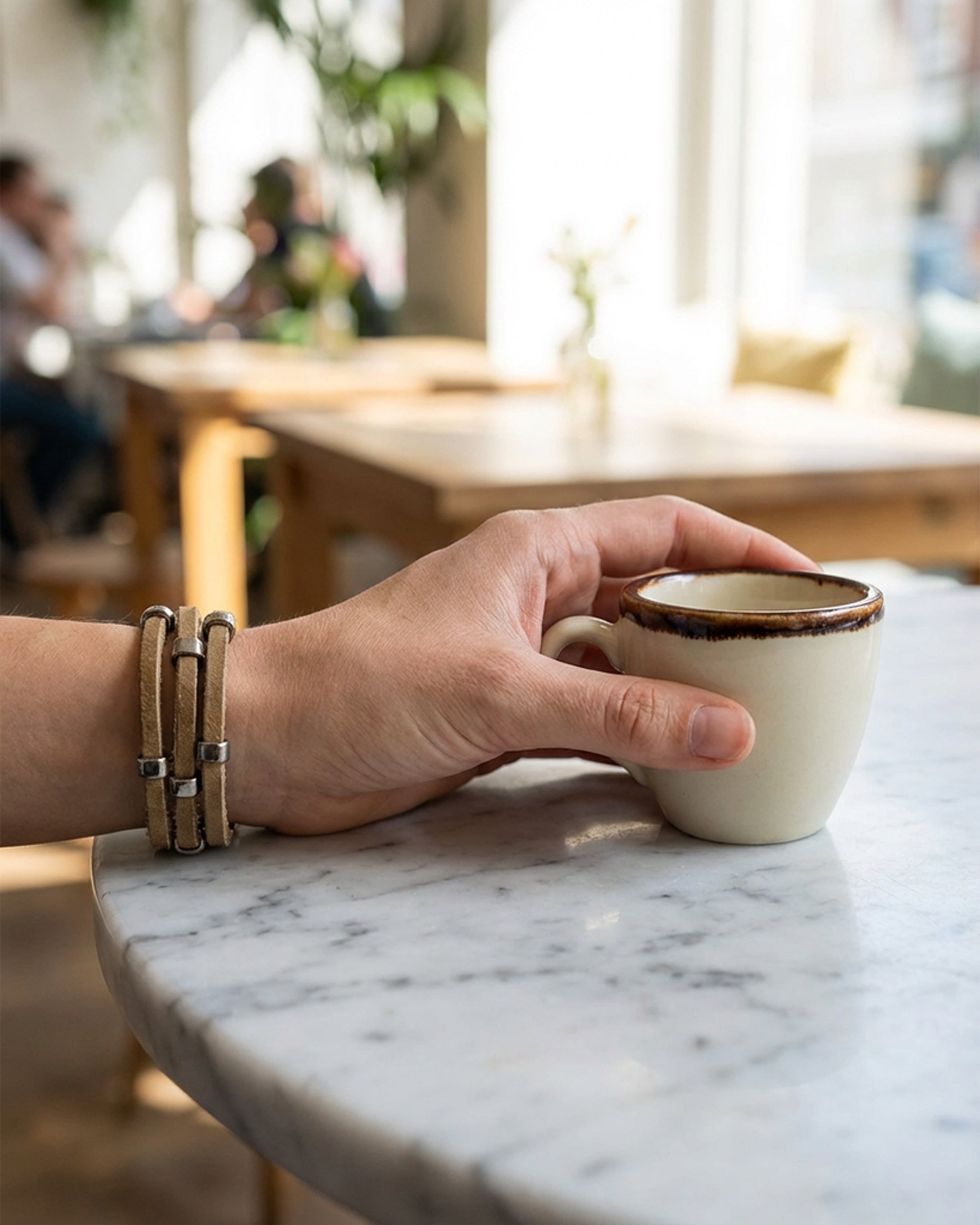 The Lyra Leather Bracelet