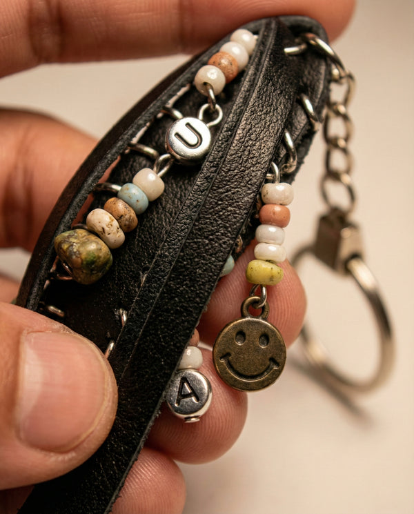 The Bliss Beaded Keychain