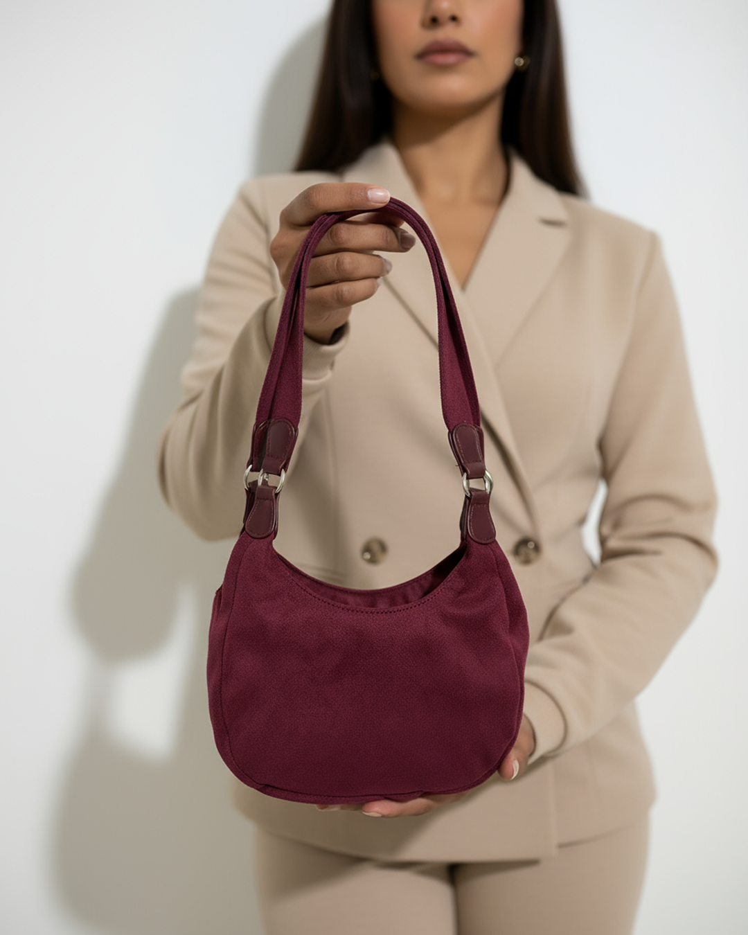The Marlow Bag - Burgundy Main image