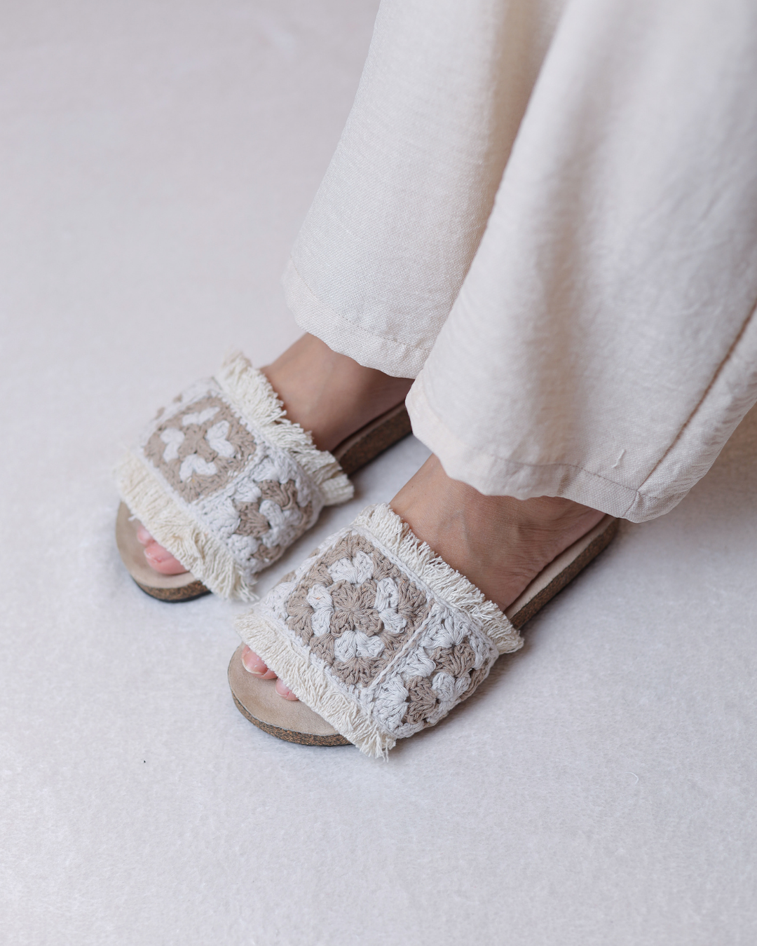 Sand Beige Crochet