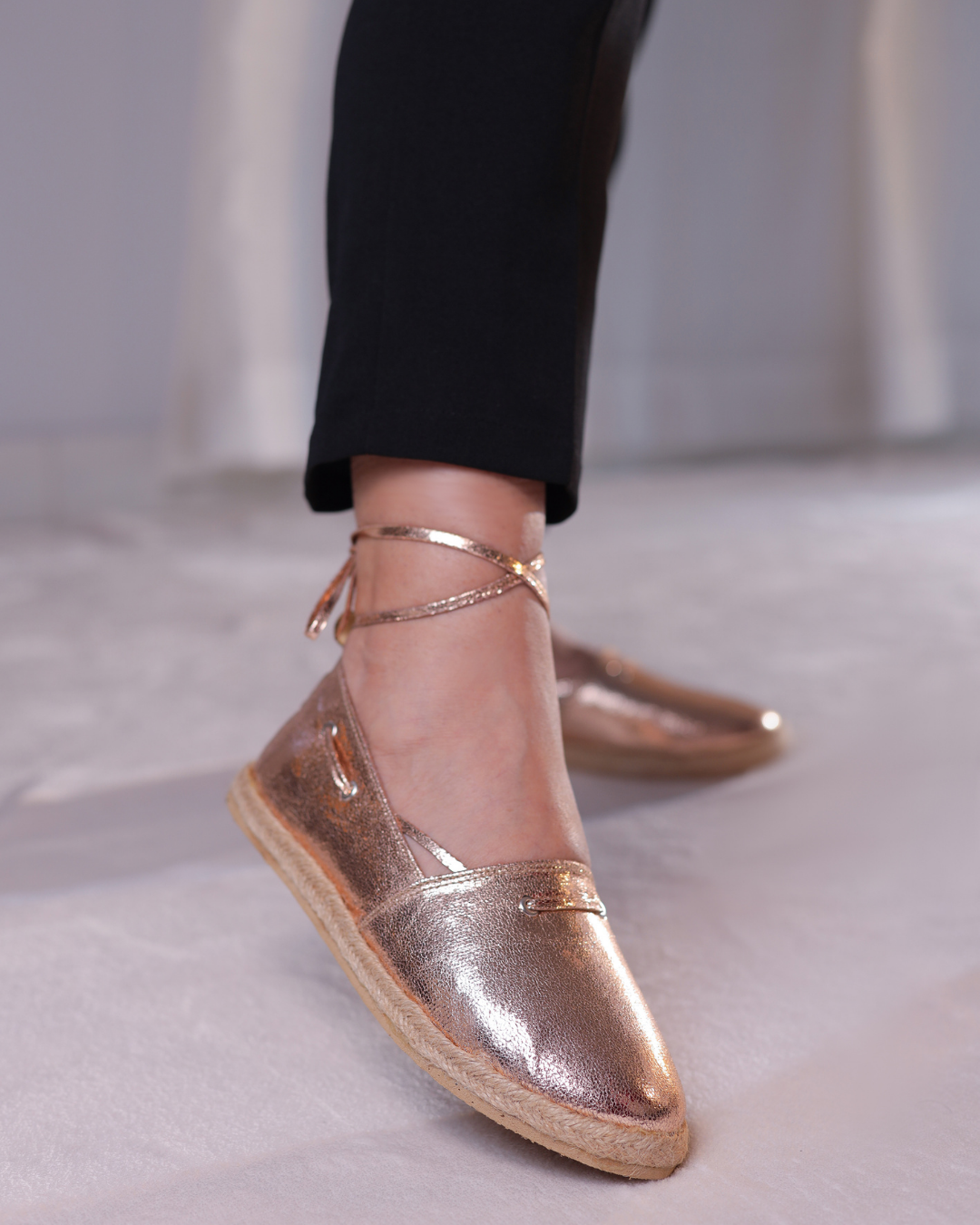 Ayla Espadrille – Rose Gold