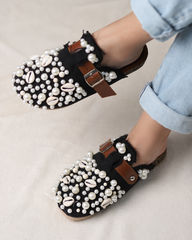 Midnight Pearl Clogs