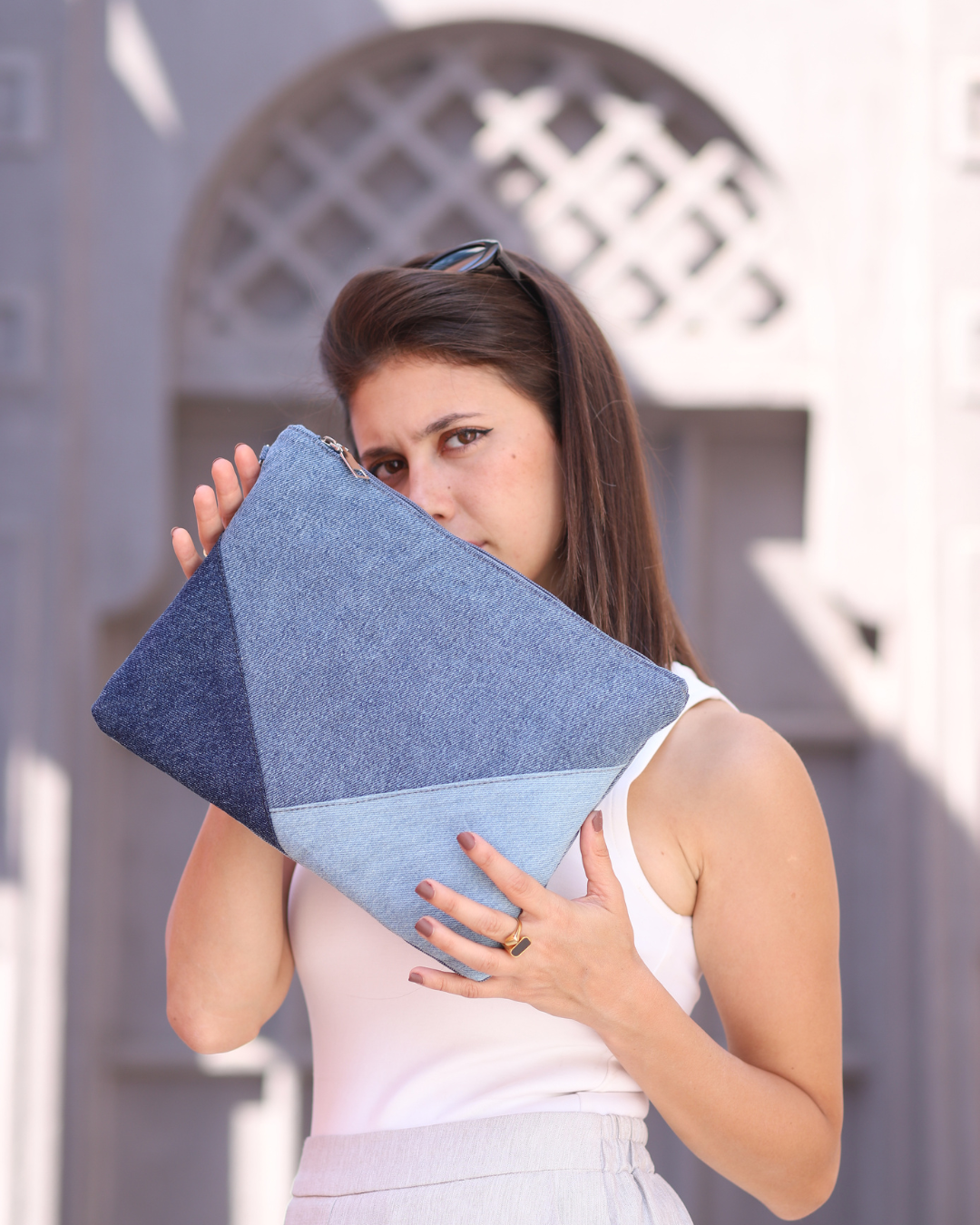 Indigo Fusion Clutch