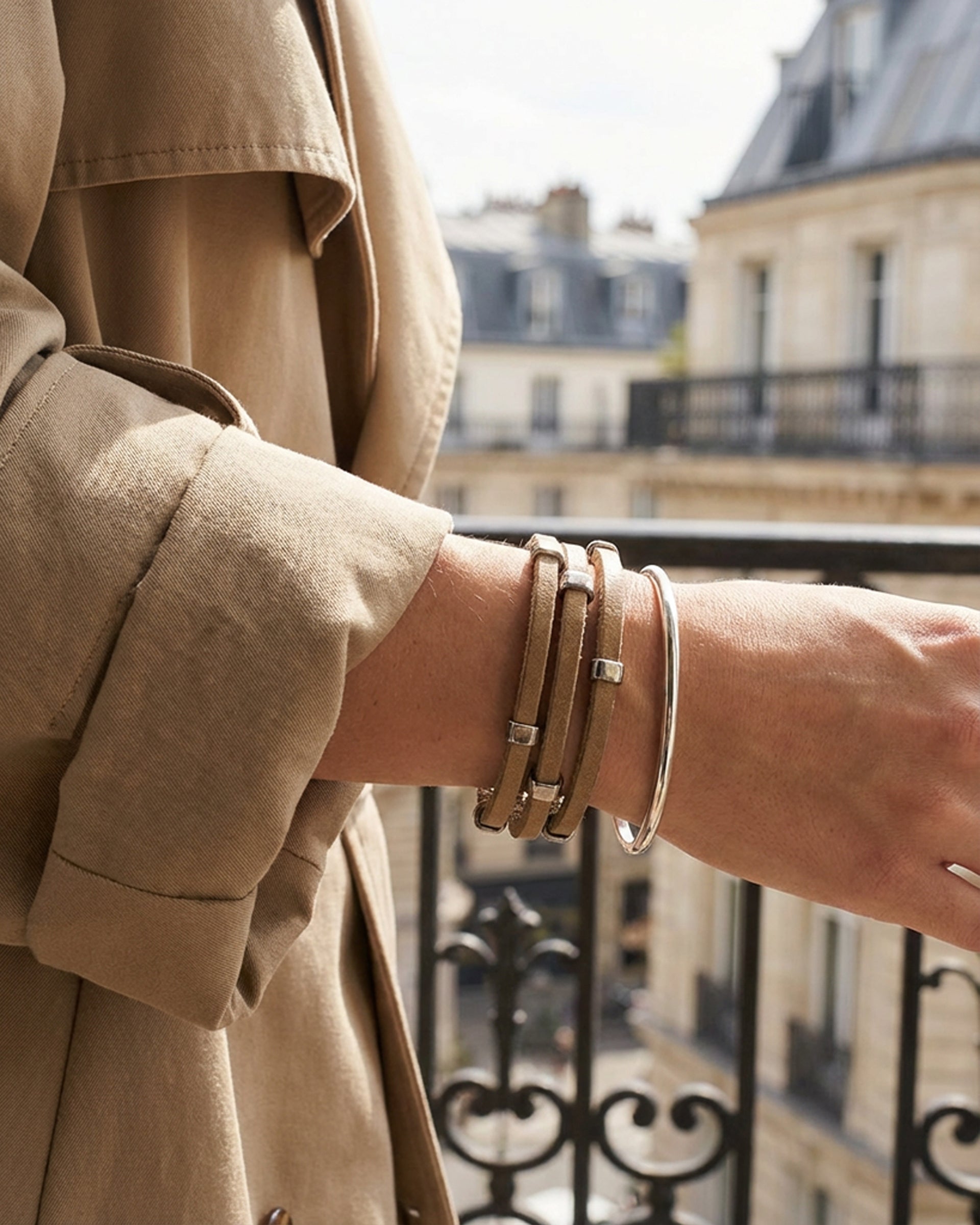 The Lyra Leather Bracelet