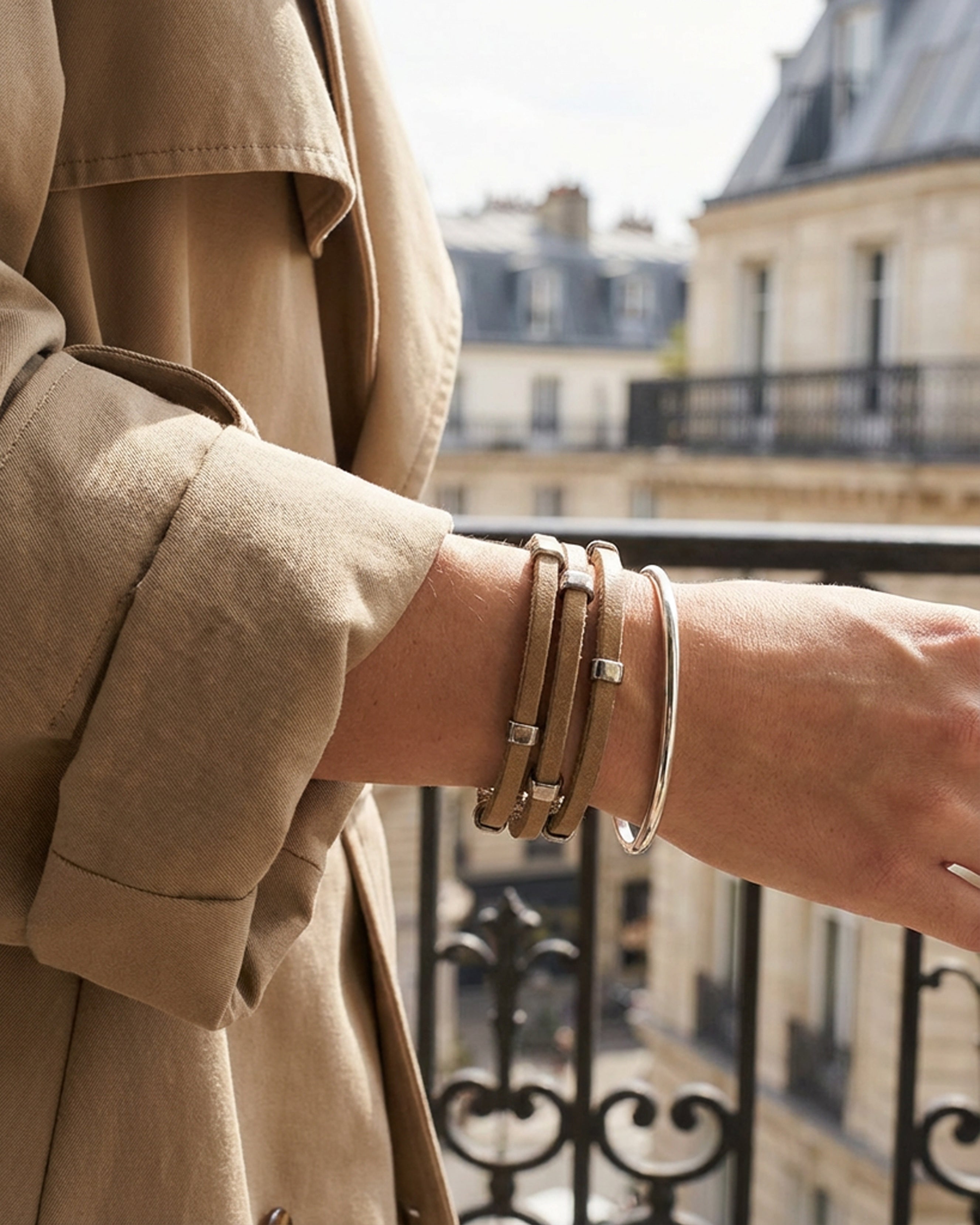 The Lyra Leather Bracelet