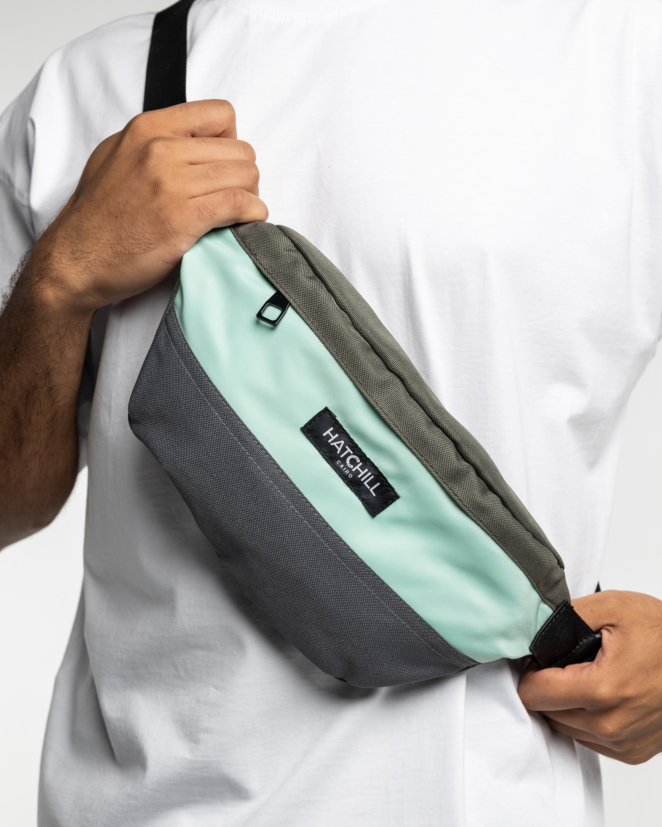 The Evo Waist bag - Sea mist x Davy Grey Main image
