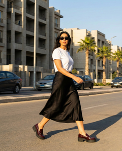The Blair Platform Loafer - Burgundy