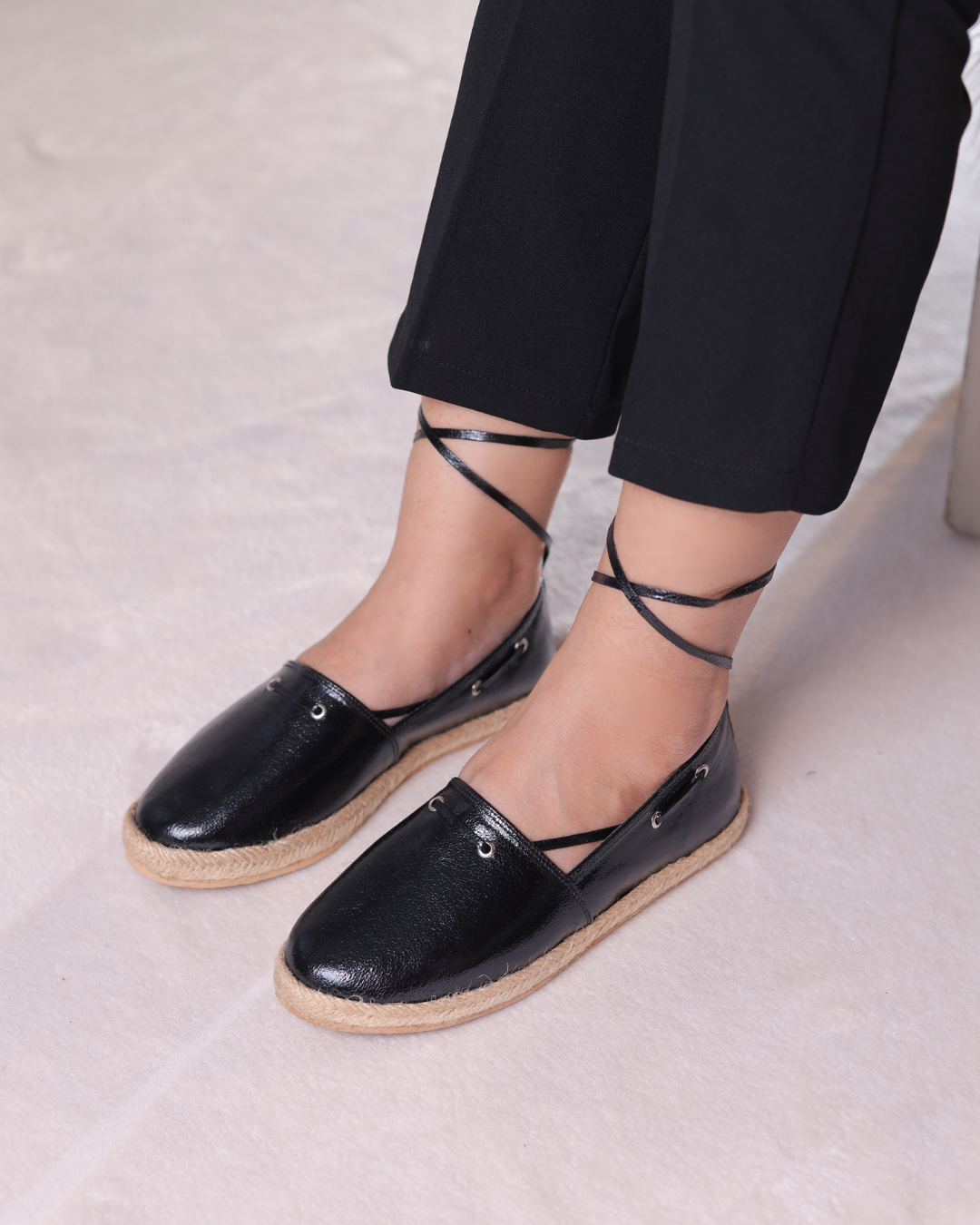 Ayla Espadrille – Black Main image