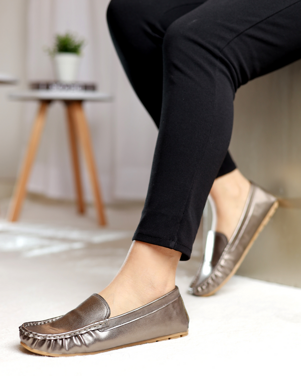 Bronze Eclipse Moccasins